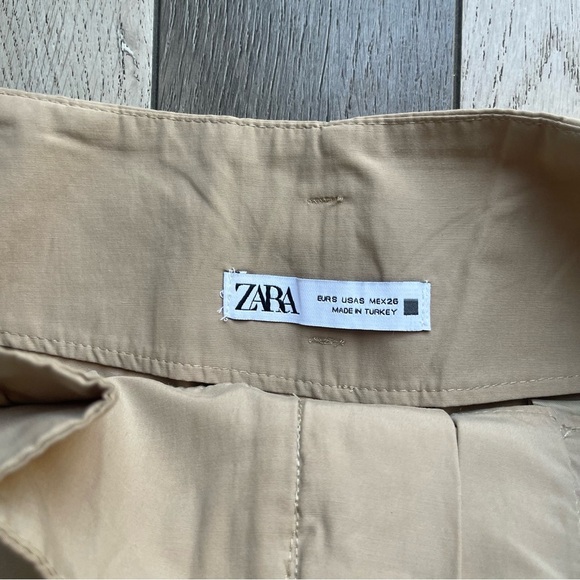 Zara Tan Cargo Pants - Picture 2 of 7